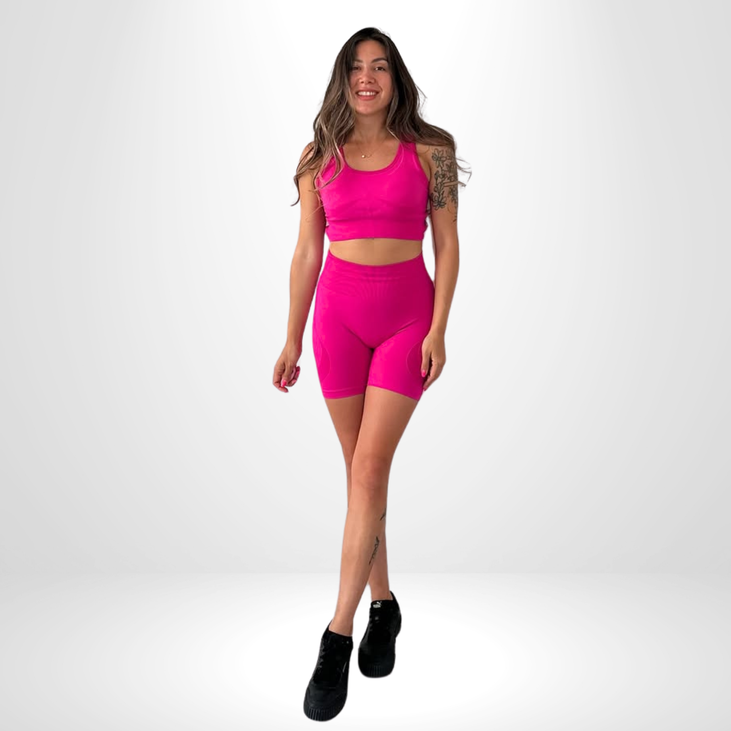 Conjunto Calção Rosa - Nectar Glow