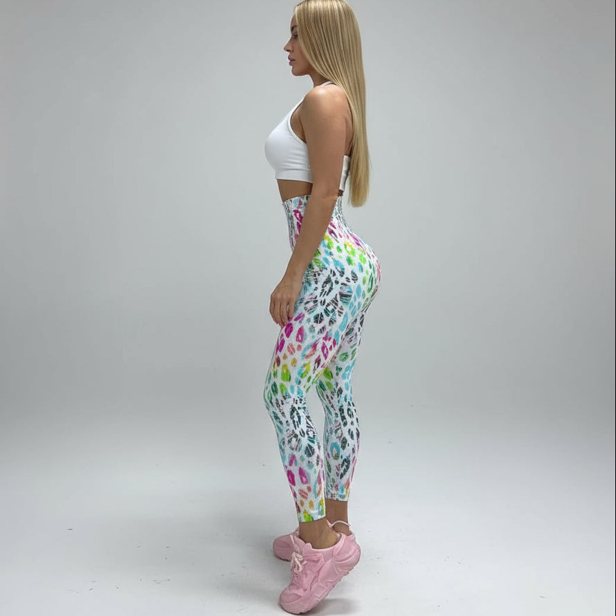 Leggings PushUp de camuflaje gris