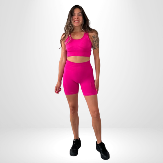 Conjunto Calção Rosa - Nectar Glow
