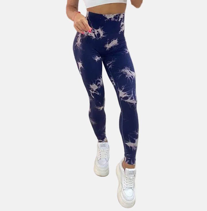 Legging Tie Dye Azul Dark