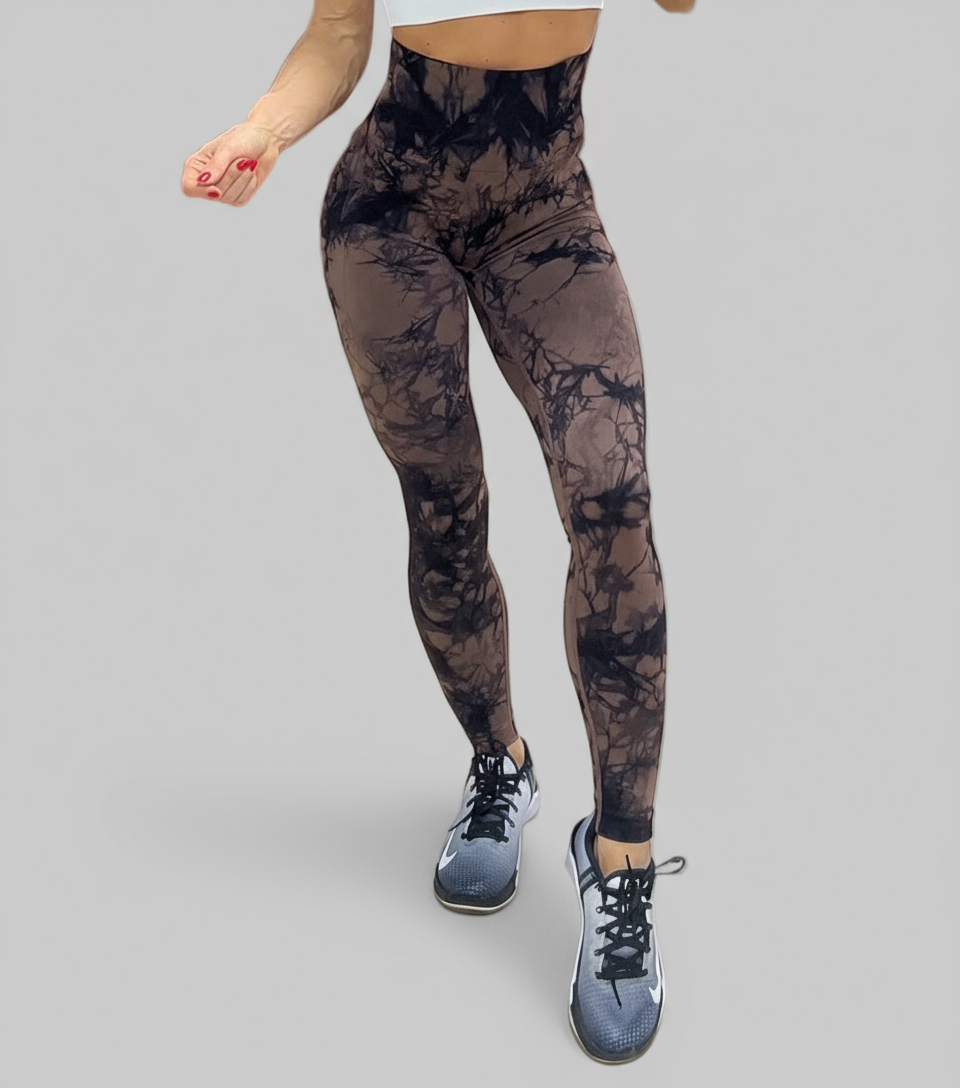 Legging Tie Dye Marrom