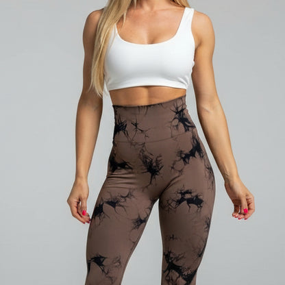 Legging Tie Dye Marrom