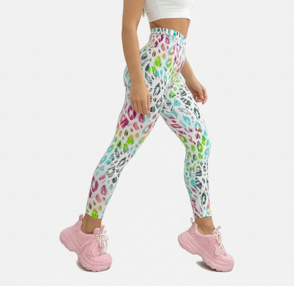 Leggings PushUp de camuflaje gris