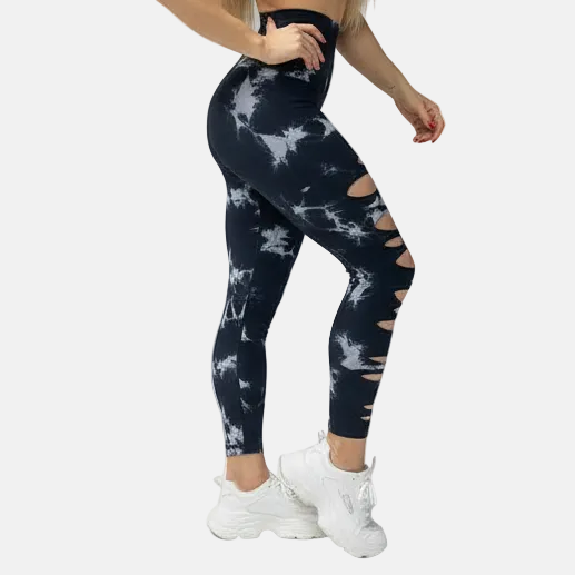 Leggings PushUp de camuflaje gris