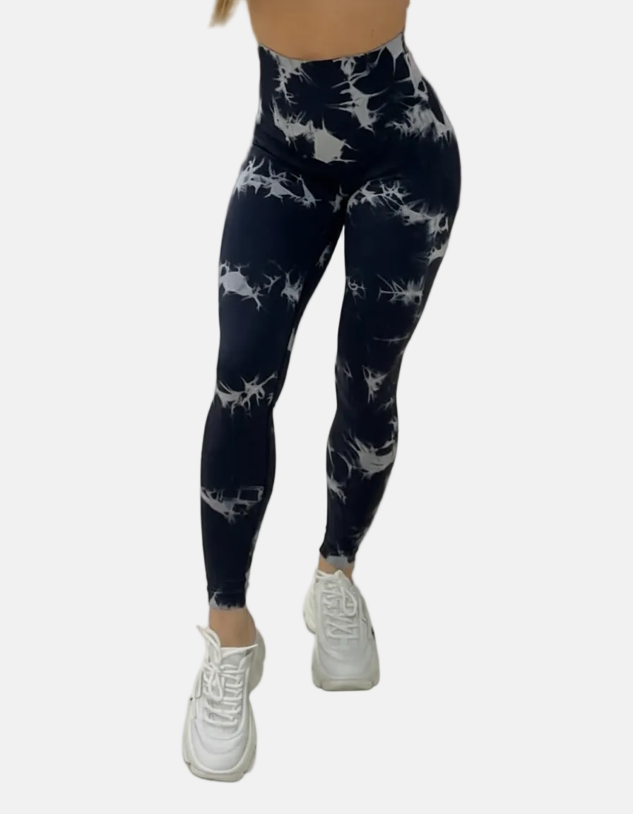 Legging Tie Dye Preta