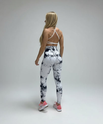 Legging Tie Dye Branca