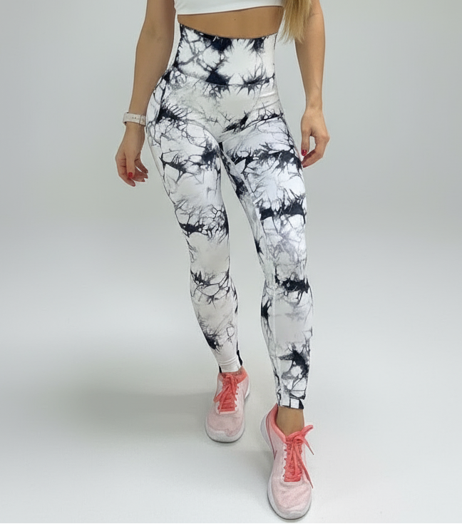 Legging Tie Dye Branca