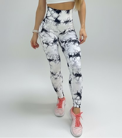 Legging Tie Dye Branca