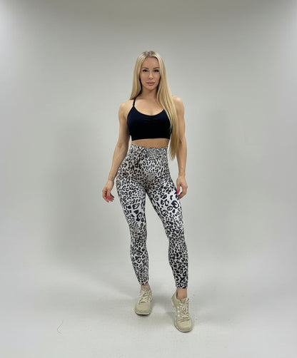 Leggings PushUp de camuflaje gris